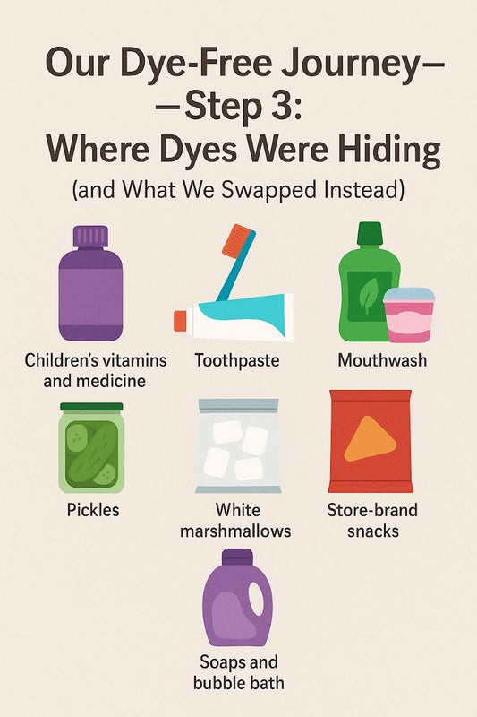 Step 3: Where Dyes Were Hiding (and What We Swapped Instead)